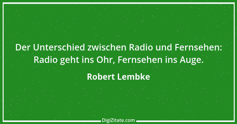 Zitat von Robert Lembke 173