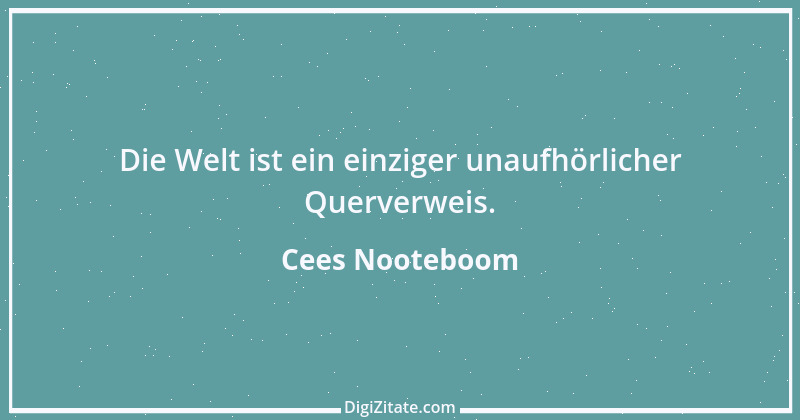 Zitat von Cees Nooteboom 2