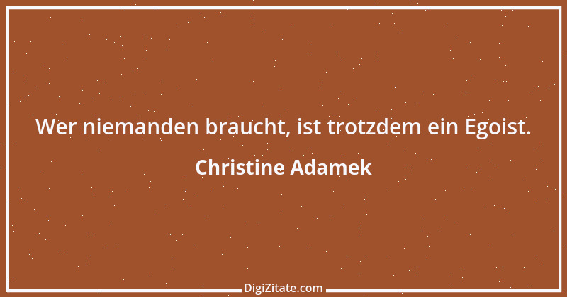 Zitat von Christine Adamek 2