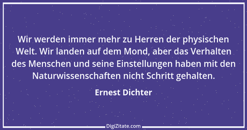 Zitat von Ernest Dichter 3