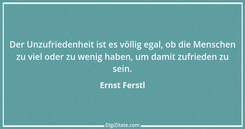 Zitat von Ernst Ferstl 1769