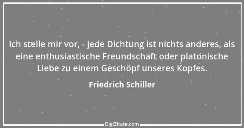 Zitat von Friedrich Schiller 1845