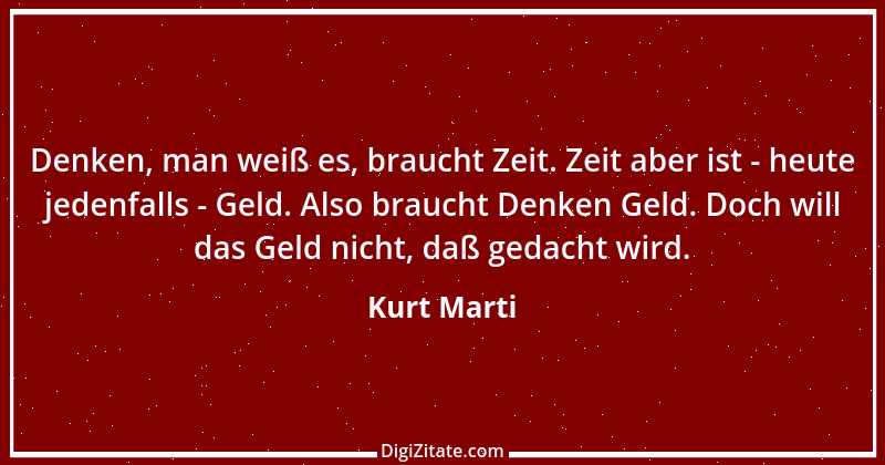 Zitat von Kurt Marti 121