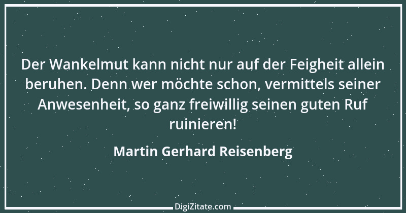 Zitat von Martin Gerhard Reisenberg 2643