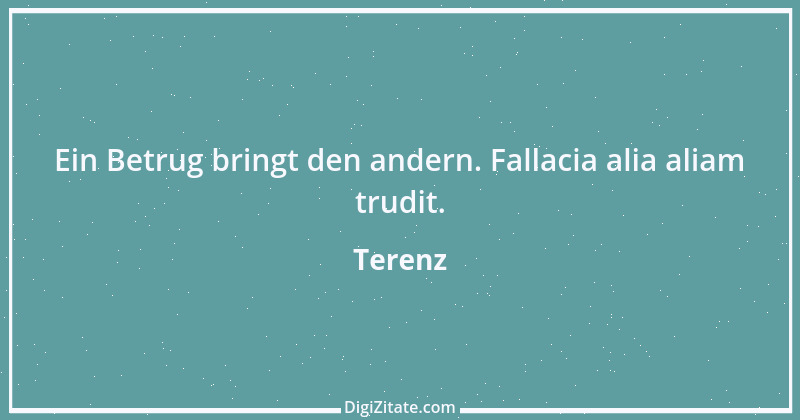 Zitat von Terenz 2