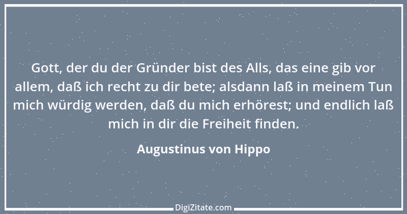 Zitat von Augustinus von Hippo 3