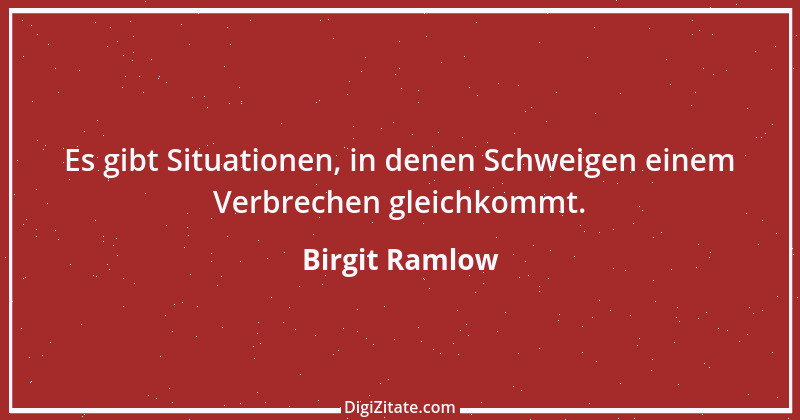 Zitat von Birgit Ramlow 20