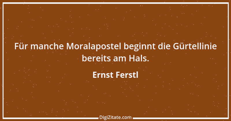 Zitat von Ernst Ferstl 1770