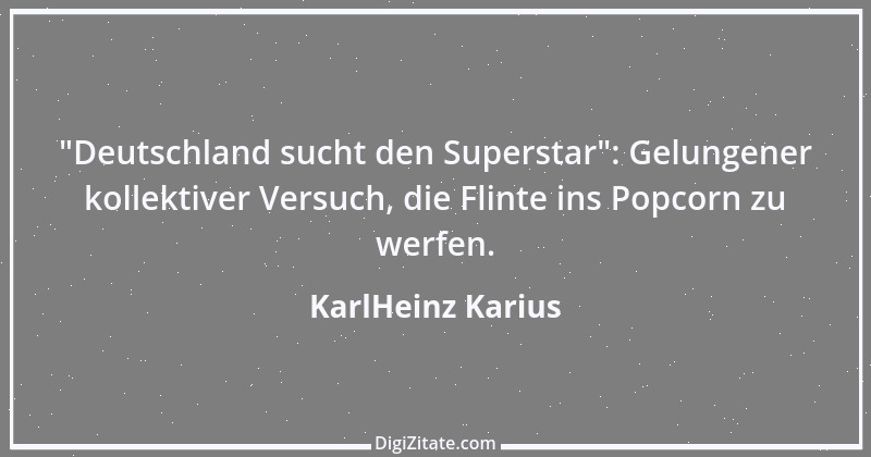 Zitat von KarlHeinz Karius 254