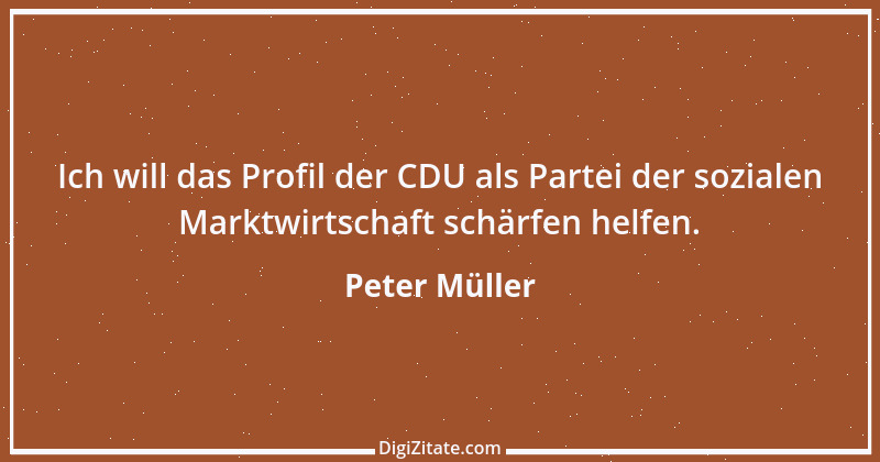 Zitat von Peter Müller 5