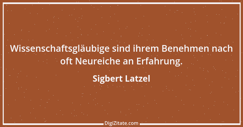 Zitat von Sigbert Latzel 238