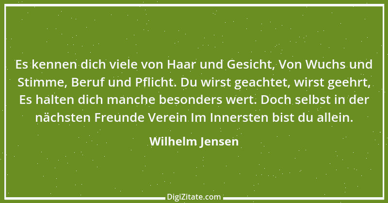 Zitat von Wilhelm Jensen 17