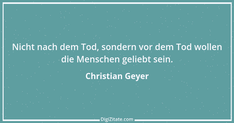 Zitat von Christian Geyer 1