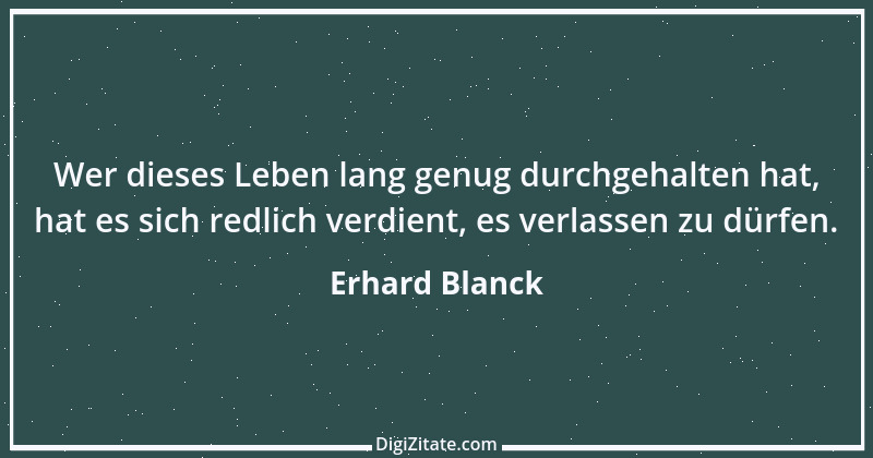 Zitat von Erhard Blanck 1885