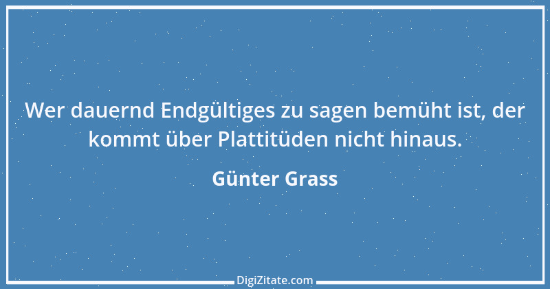 Zitat von Günter Grass 9