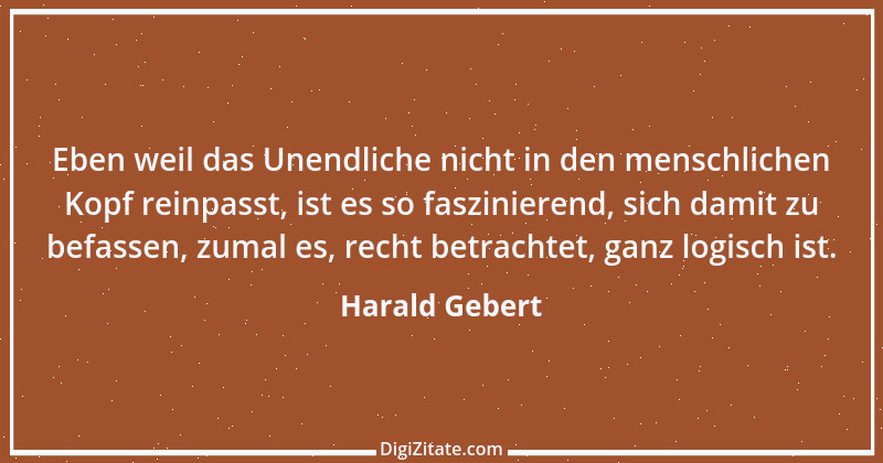 Zitat von Harald Gebert 23