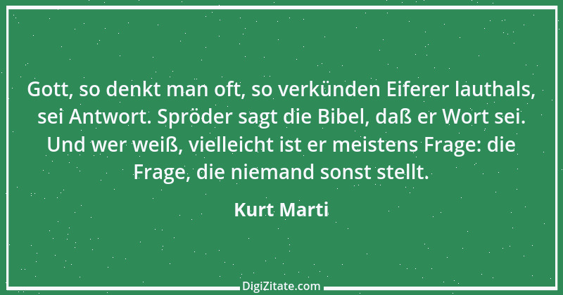 Zitat von Kurt Marti 123