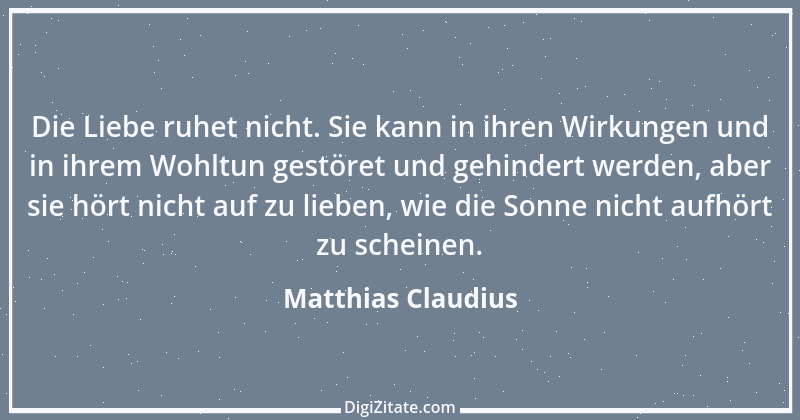 Zitat von Matthias Claudius 28