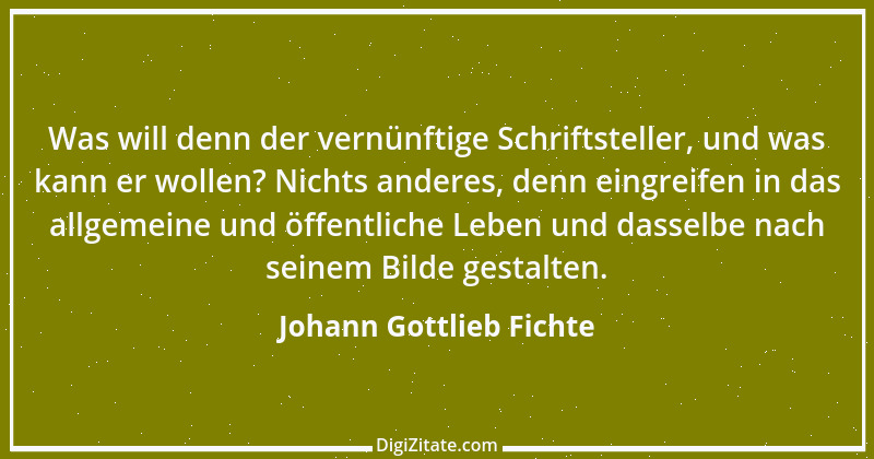 Zitat von Johann Gottlieb Fichte 25