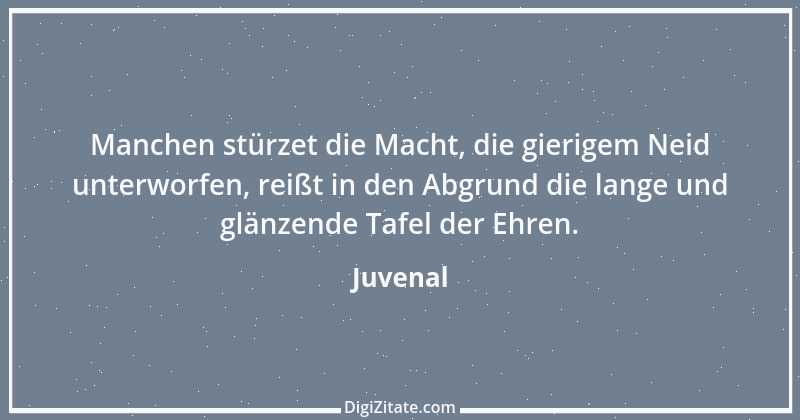 Zitat von Juvenal 4