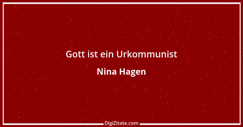 Zitat von Nina Hagen 3