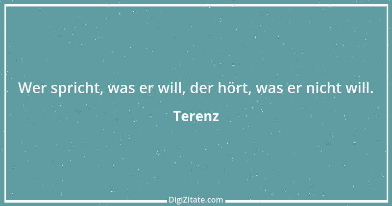 Zitat von Terenz 5