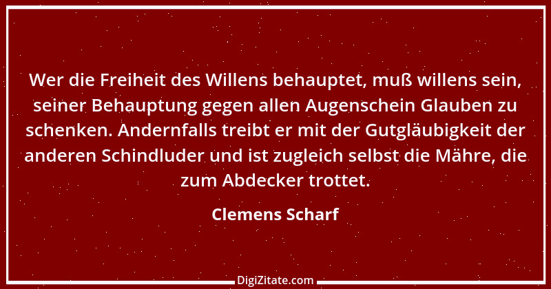 Zitat von Clemens Scharf 14