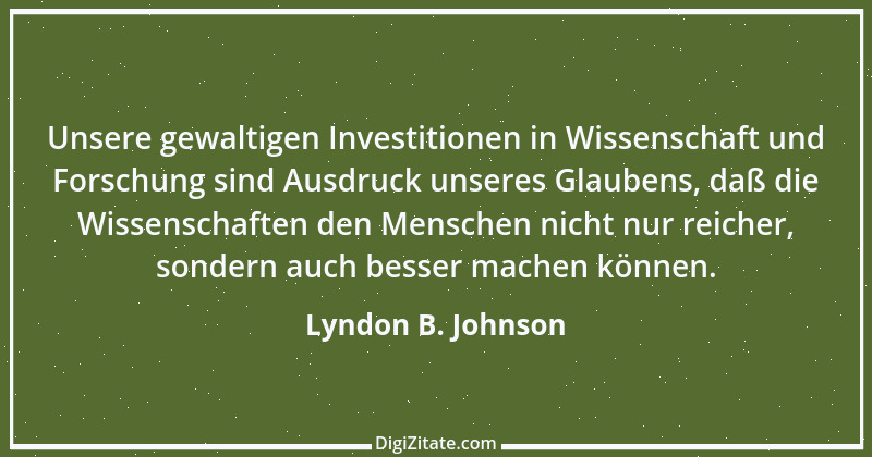 Zitat von Lyndon B. Johnson 1