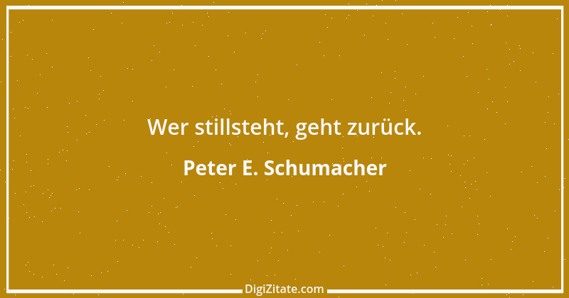 Zitat von Peter E. Schumacher 138