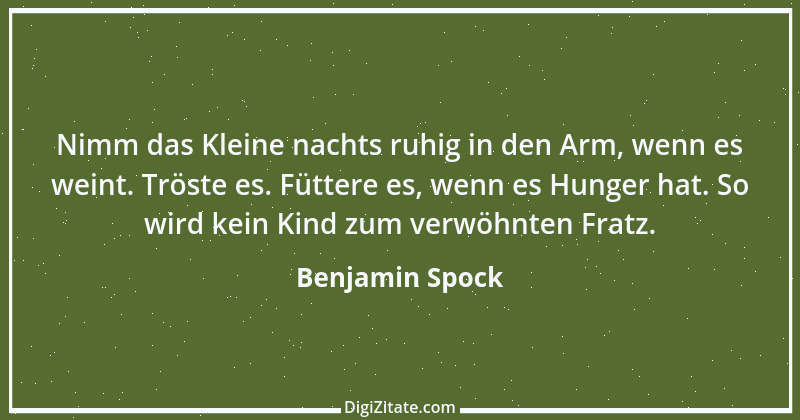 Zitat von Benjamin Spock 2