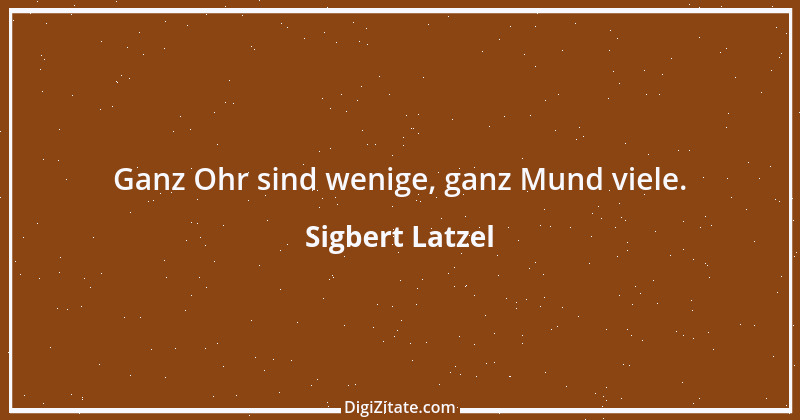 Zitat von Sigbert Latzel 243