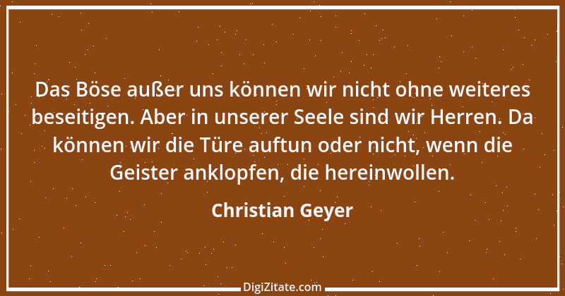 Zitat von Christian Geyer 6