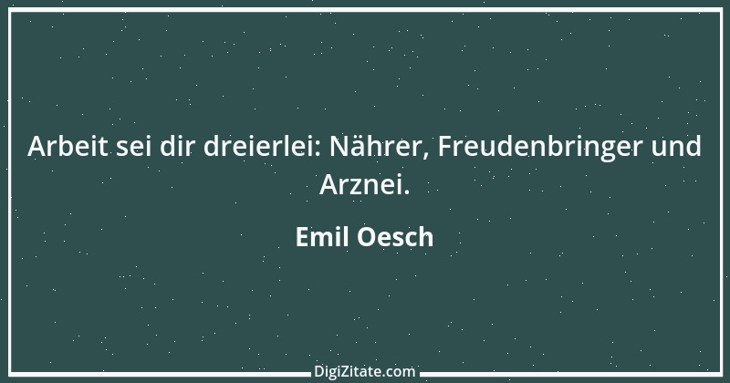 Zitat von Emil Oesch 2