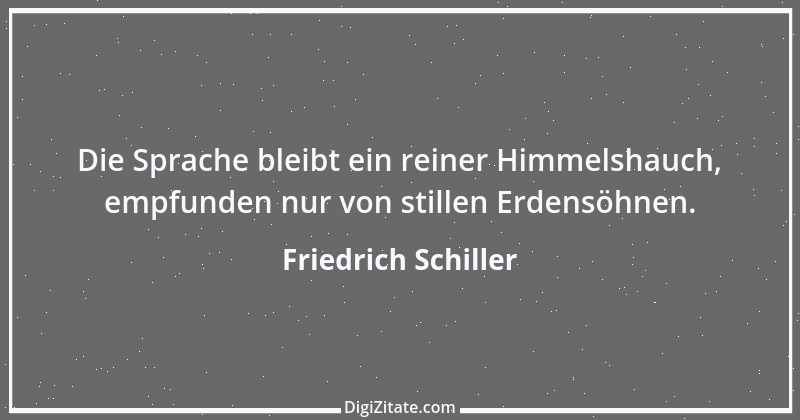 Zitat von Friedrich Schiller 1852