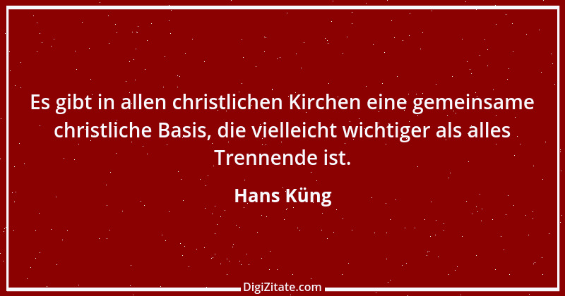 Zitat von Hans Küng 18