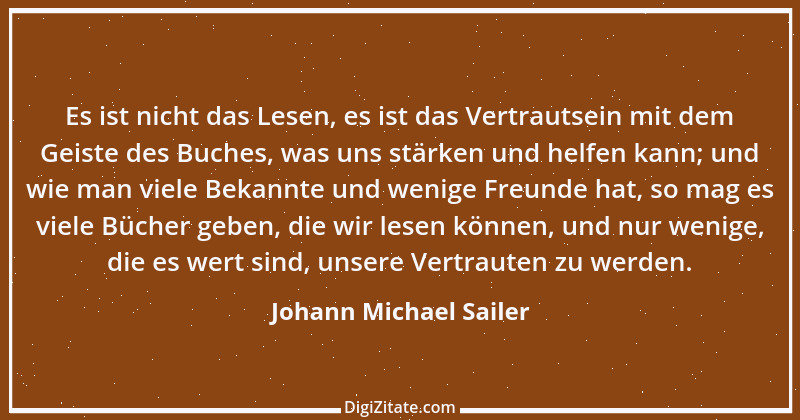 Zitat von Johann Michael Sailer 56