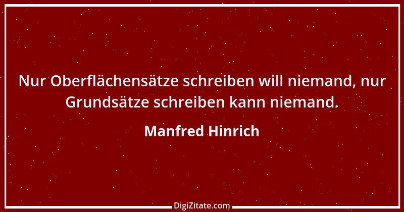 Zitat von Manfred Hinrich 3509