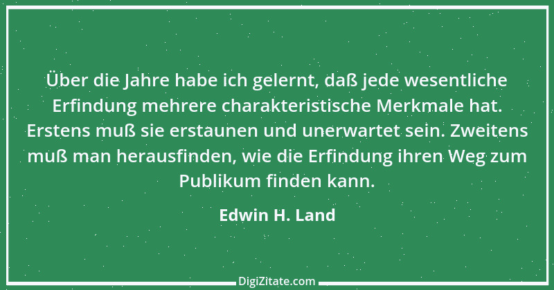 Zitat von Edwin H. Land 1