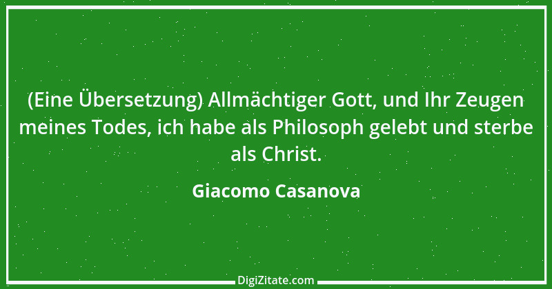 Zitat von Giacomo Casanova 51