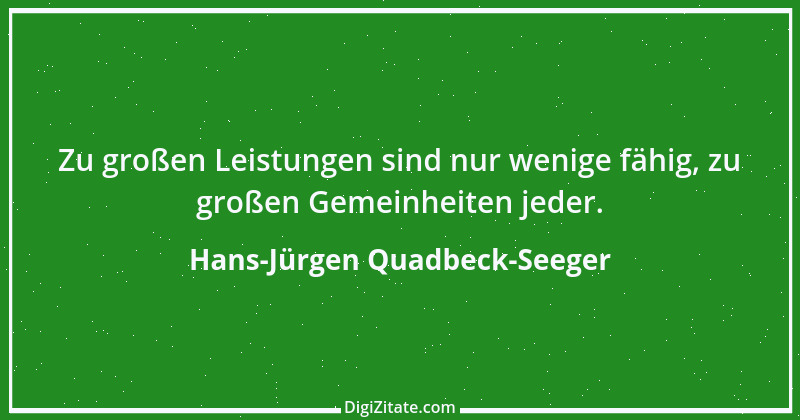 Zitat von Hans-Jürgen Quadbeck-Seeger 415