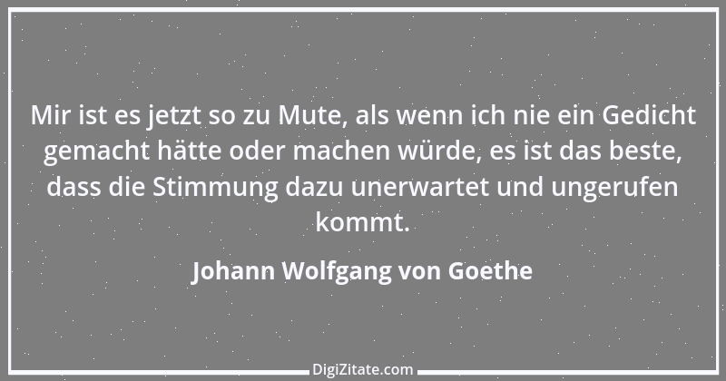 Zitat von Johann Wolfgang von Goethe 1787