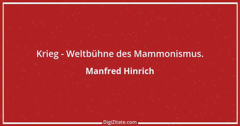 Zitat von Manfred Hinrich 1961