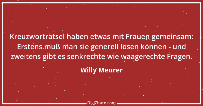 Zitat von Willy Meurer 1088