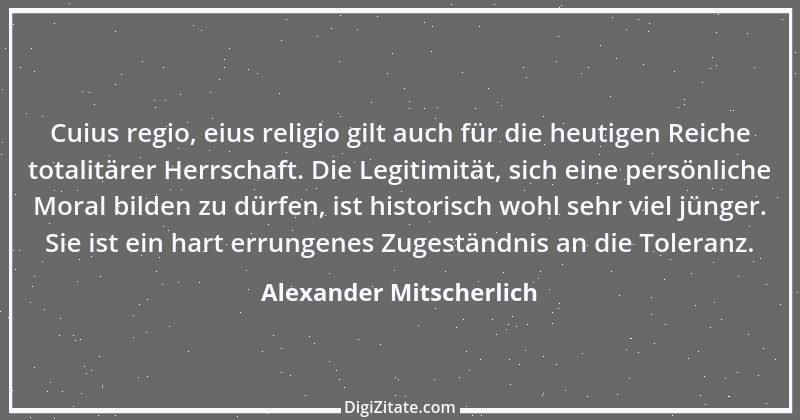 Zitat von Alexander Mitscherlich 5