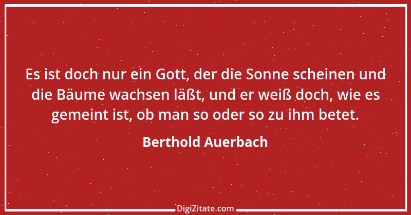 Zitat von Berthold Auerbach 181