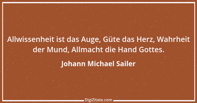 Zitat von Johann Michael Sailer 57