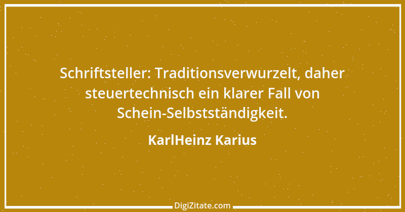 Zitat von KarlHeinz Karius 261