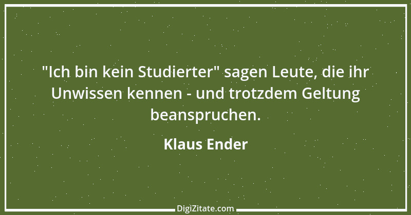 Zitat von Klaus Ender 9