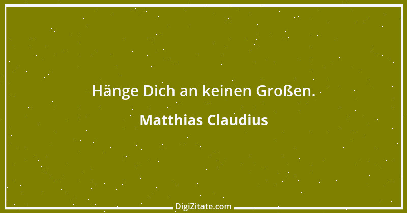 Zitat von Matthias Claudius 34