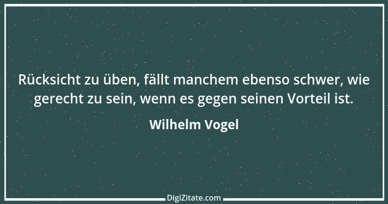 Zitat von Wilhelm Vogel 166